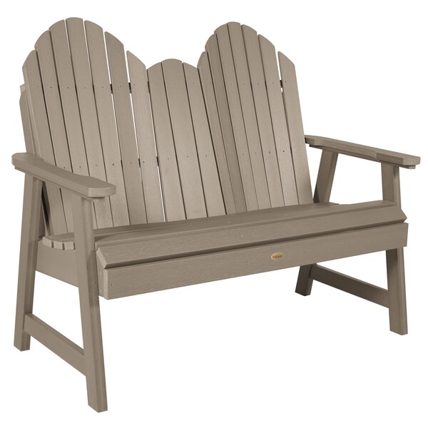 Highwood Usa 4ft Hamilton Dining Height Bench Outdoor Furniture for Patio, Backyard, Garden AD-BEN-HM1-WBR - main